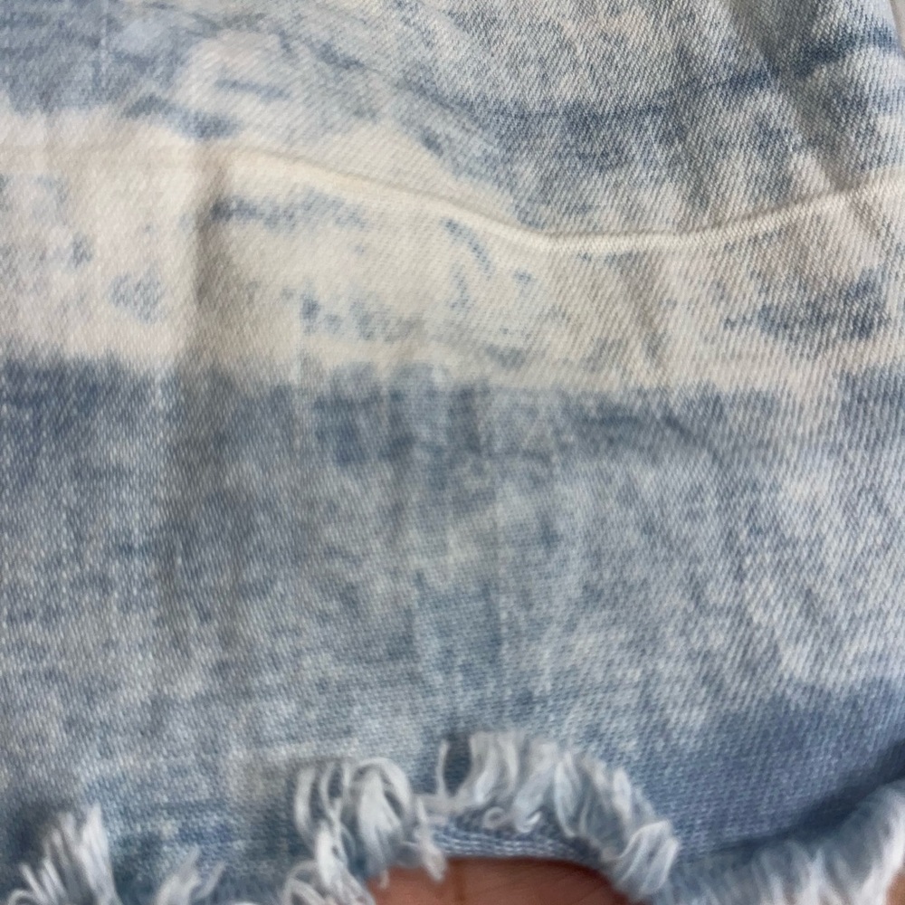 Free People Sky Blue Denim V-Neck Dress - Picture 7 of 7